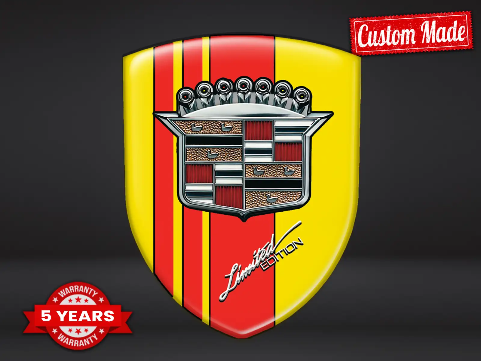 Cadillac Stickers Dôme Édition Élégante Étiquettes Auto Drift ST